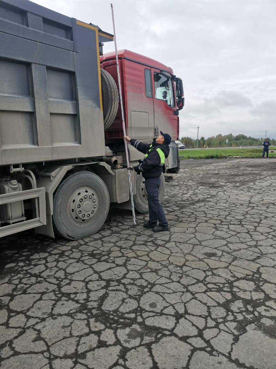 Проведение весогабаритного контроля в Новосибирской области